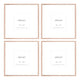 OAK WOOD STYLE 50X50 FRAME BUNDLE (S/4)