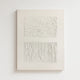 premium abstract canvas, handmade, textured, beige, wood frame