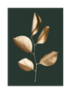 GILDED LEAVES - GOLD/GREEN