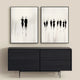 IDOL FRAMED CANVAS SET OF 2