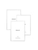 ALUMINIUM SILVER 30X40 FRAME BUNDLE (S/3)