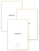 premium aluminium gold frame bundle set of 3 50 70
