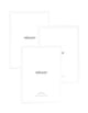 white wood frame bundle set of 3 A2