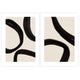 abstract wall art neutral nude black