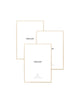premium aluminium a3 gold frame bundle set of 3