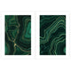 GREEN AGATE - PERFECT PAIR SET
