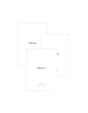 white wood frame bundle set of 3 A3