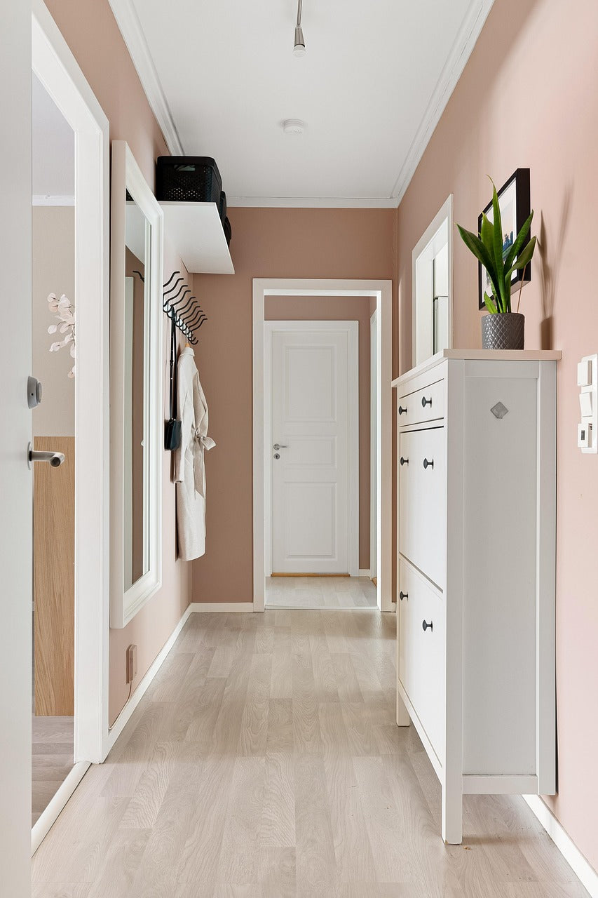 modern interior hallway