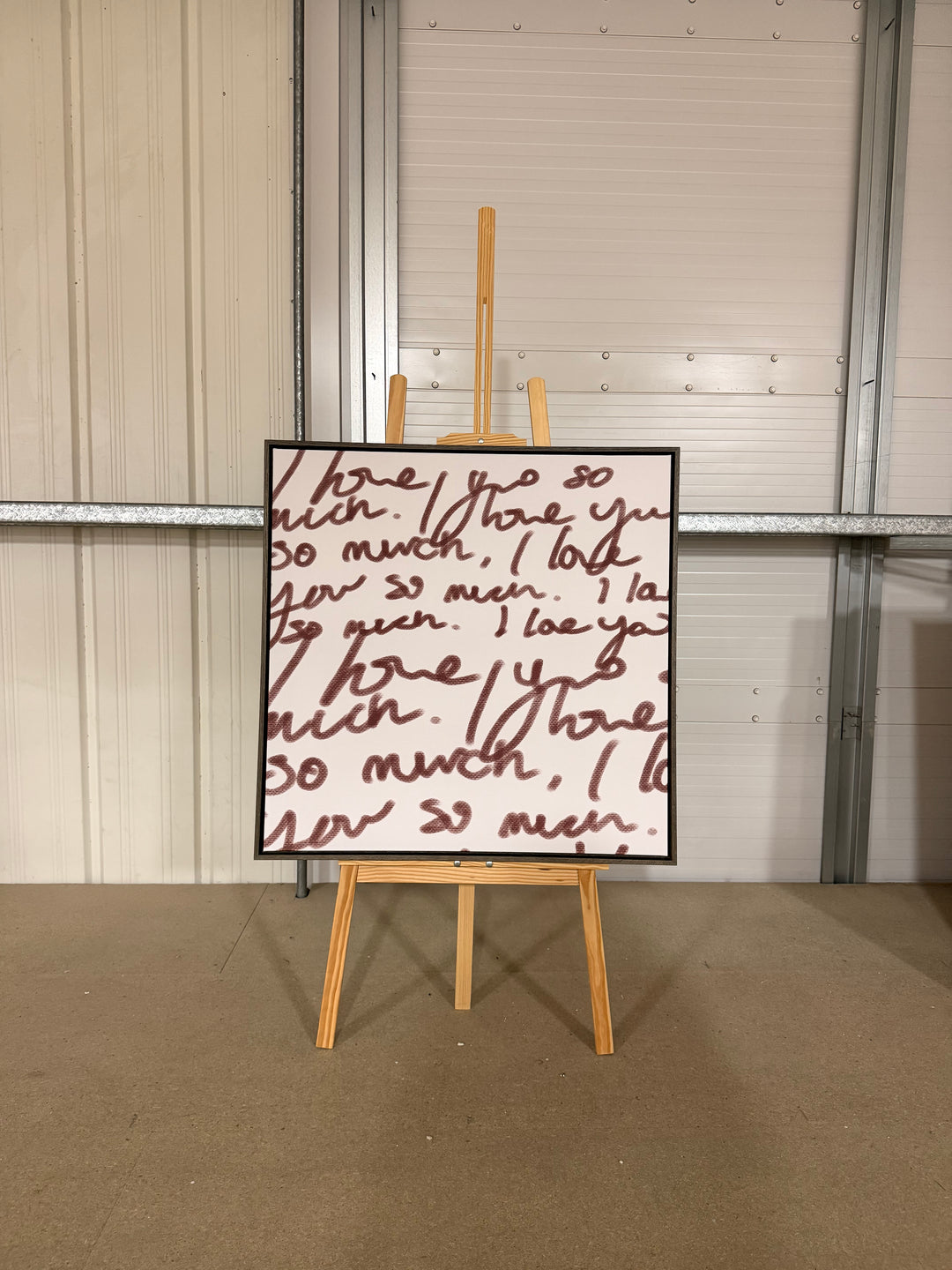 80/80 DARK ASH FRAME CANVAS - LYSM EX DISPLAY (Copy)