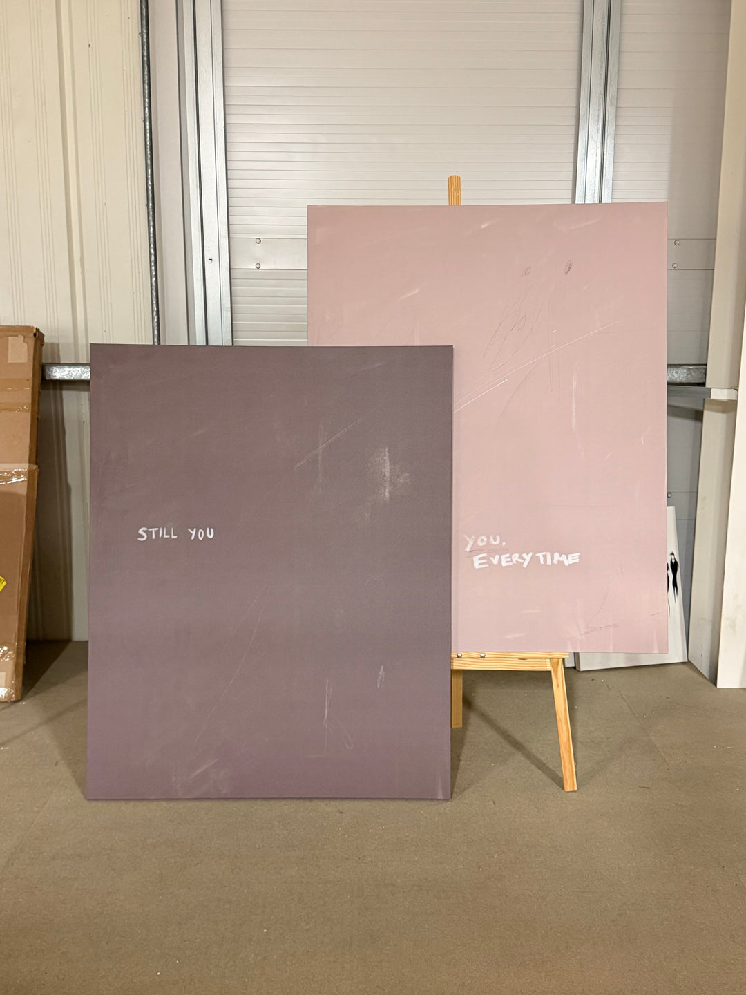 EX DISPLAY 100/120 NO FRAME SET OF 2 STILL YOU, YOU EVERYTIME (TRUFFLE)