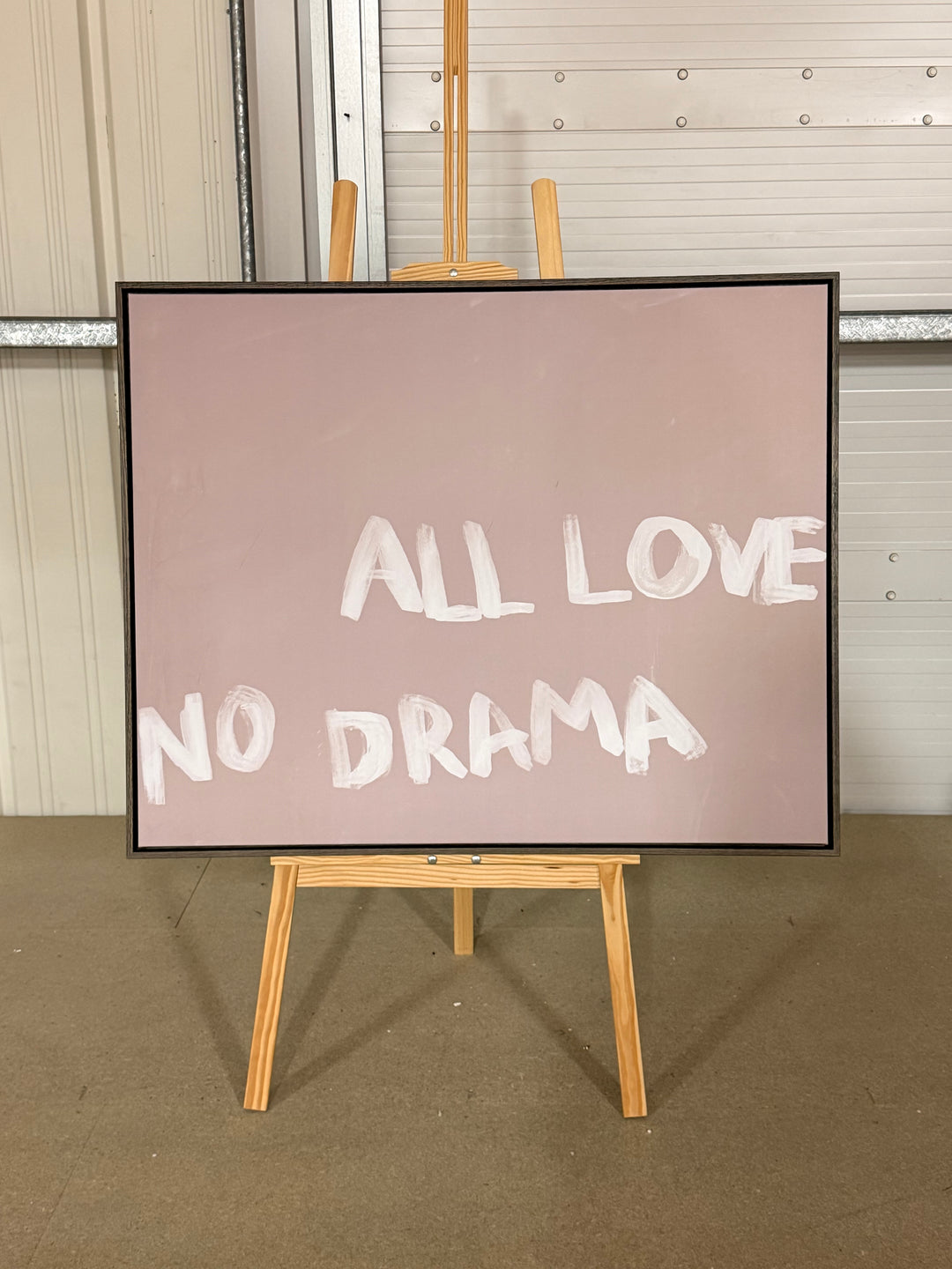 80/100 DARK ASH WOOD FRAME - MAUVE