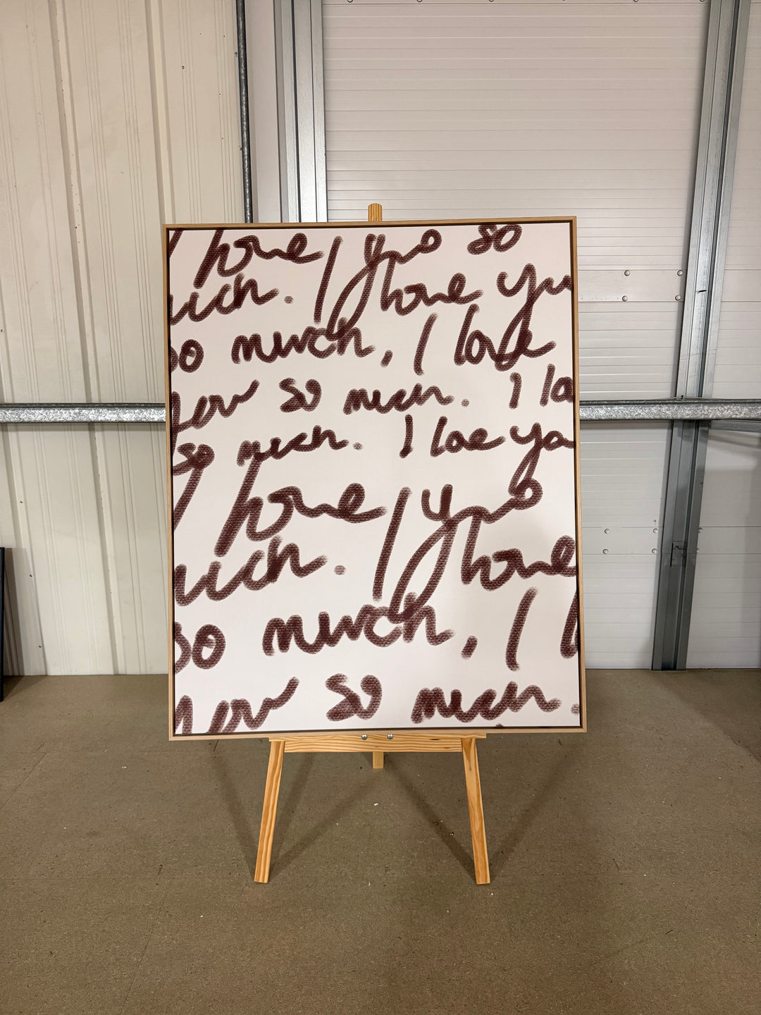 EX DISPLAY 100/125 LIGHT WOOD FRAME