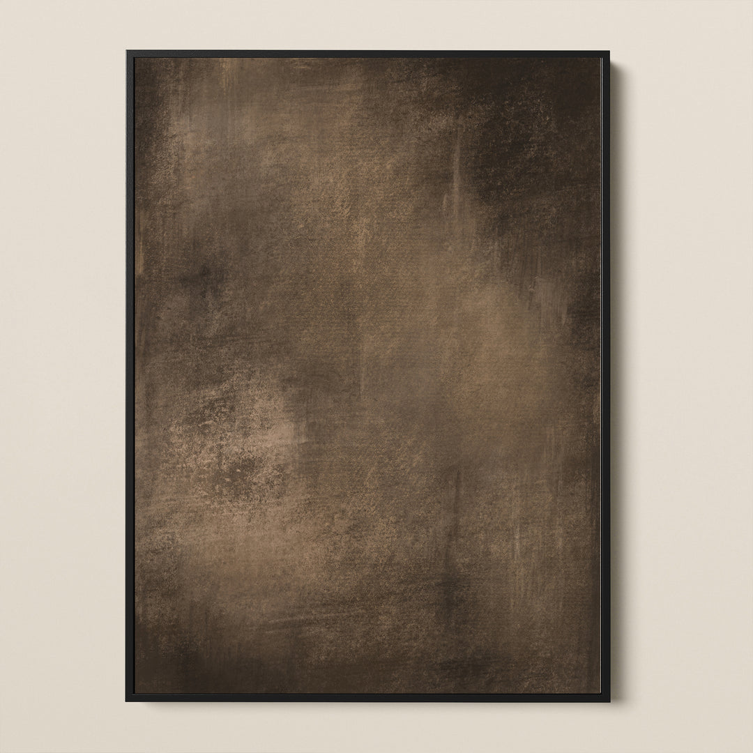 BROWN TEXTURED ART CANVAS WITH WOODEN FRAME