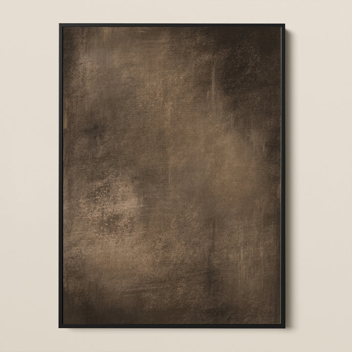 BROWN TEXTURED ART CANVAS WITH WOODEN FRAME