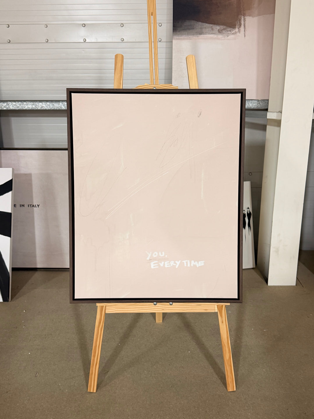 EX DISPLAY 65/80 DARK WOOD FRAME - YOU EVERYTIME