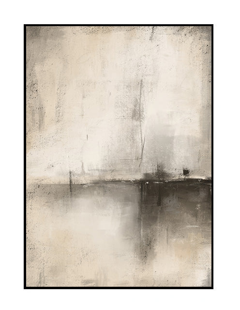 premium abstract wall art print, brown, beige, neutral