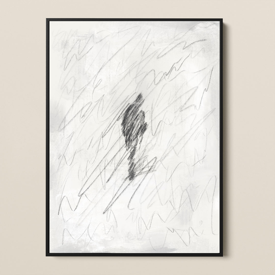 ETCH II FRAMED CANVAS