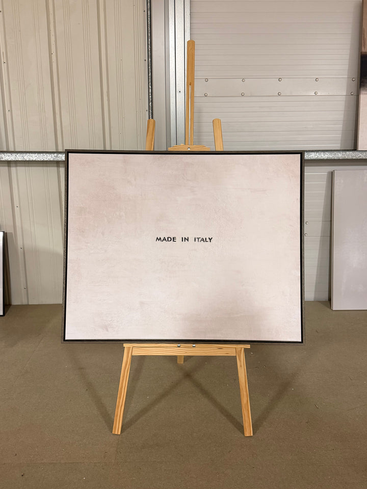 EX DISPLAY 80/100 DARK ASH WOOD FRAME CANVAS - MADE IN ITALY