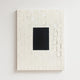 premium abstract canvas, handmade, textured, white, black, wood frame
