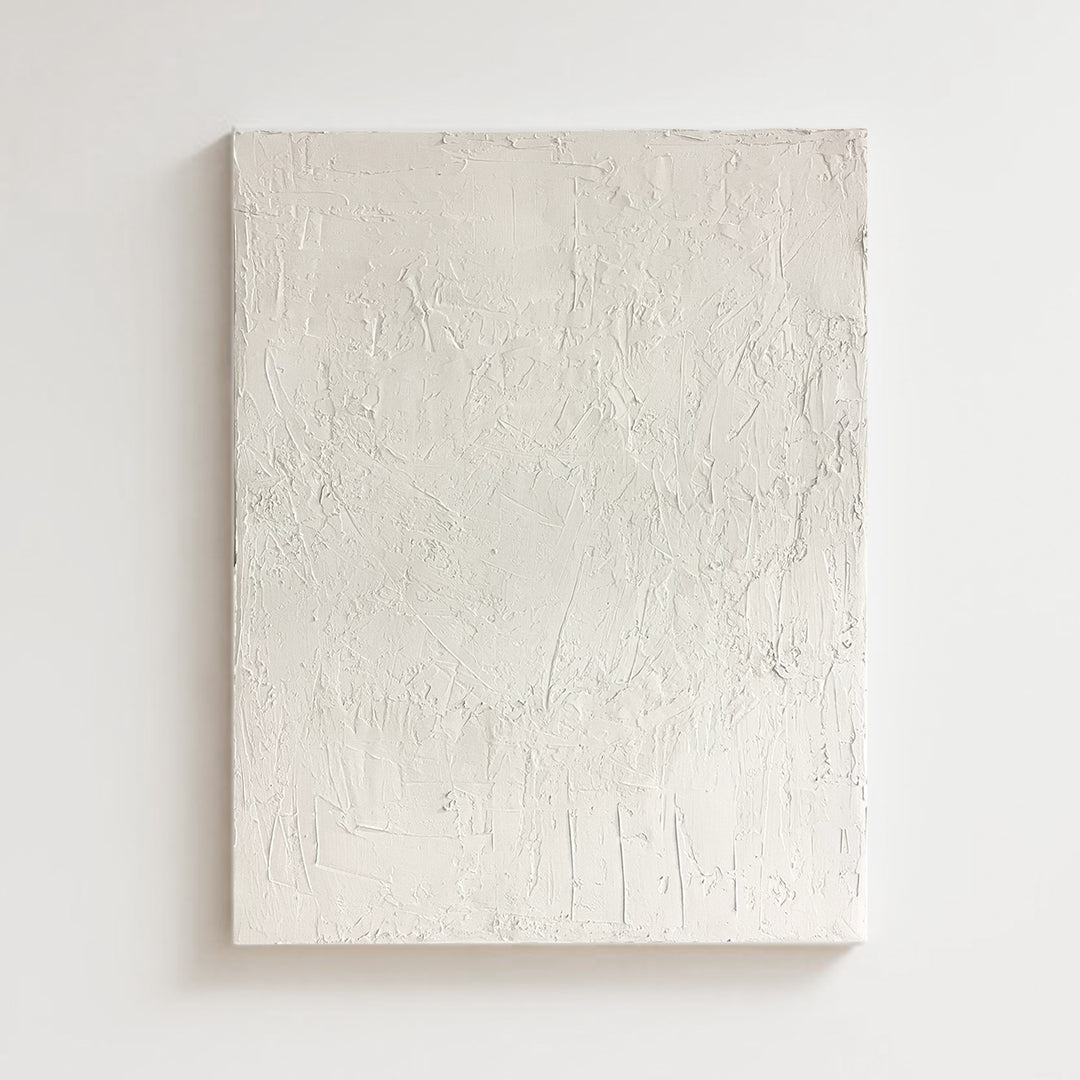 premium abstract canvas, handmade, textured, off white, wood frame