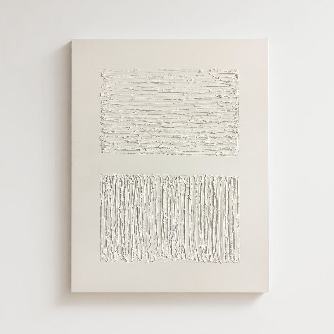 premium abstract canvas, handmade, textured, beige, wood frame