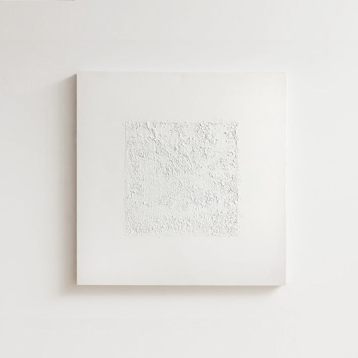 premium abstract canvas, handmade, textured, white, wood frame