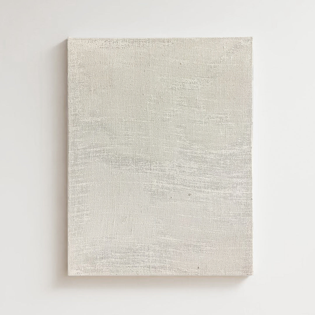 premium abstract canvas, handmade, textured, off white, wood frame