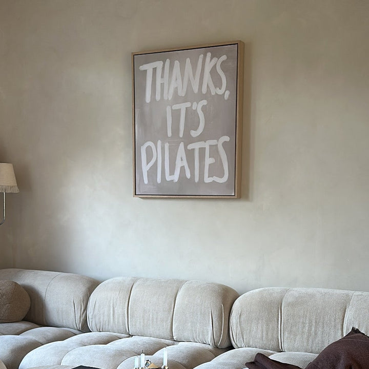 PILATES FRAMED CANVAS