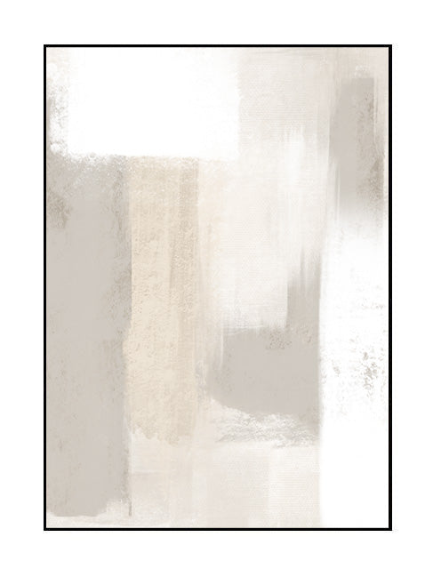 premium abstract wall art print in beige, white, neutral, soft brown