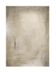 an abstract wall art print with textured effect in beige with white and black detailing and marks 