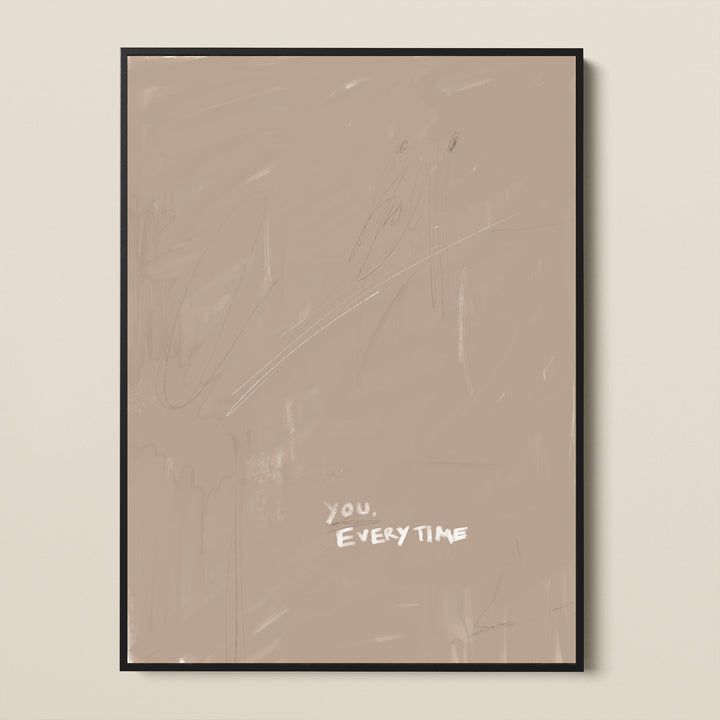 YOU EVERYTIME FRAMED CANVAS