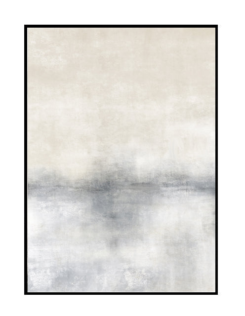 wall art print, abstract artwork, neutral print, grey , cream