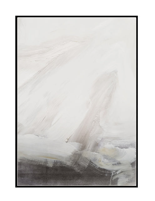 Abstract wall art print, abstract art, neutral print, grey, natural, white