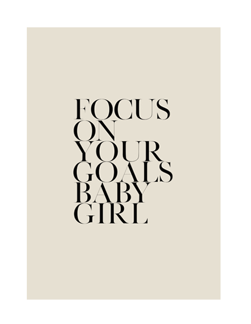 FOCUS ON YOUR GOALS NUDE