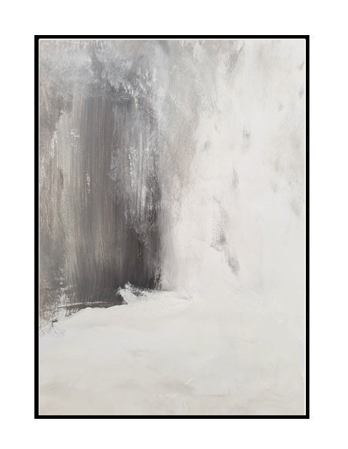 Abstract wall art print. Abstract art, grey , white , neutral, calm 