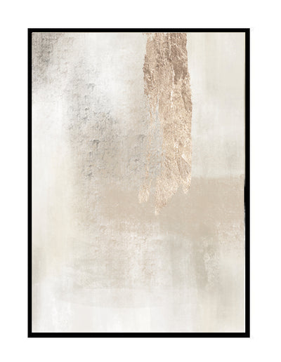 abstract wall art nude neutral beige stone white gold grey