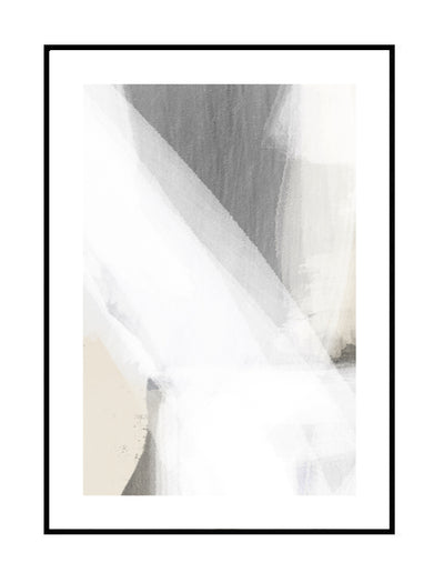 abstract wall art print neutral nude grey white beige