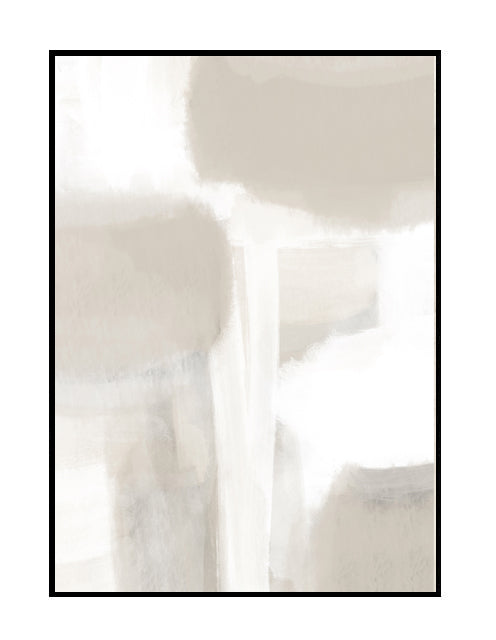 Art work print, beige ombre, white , neutral, luxurious , serene, watercolour  