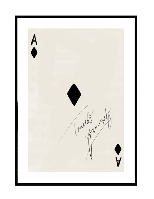 Graphic wall art print, monochrome , cream, black, white, neutral