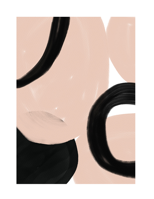BLACK AND BLUSH