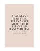 A WOMANS PERFUME