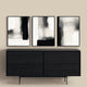 CHINA FRAMED CANVAS SET OF 3