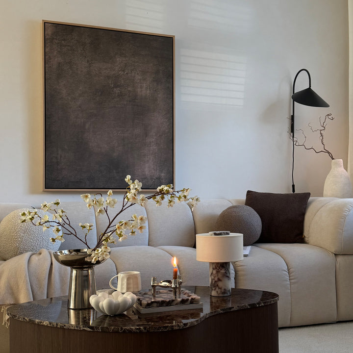 UMBER FRAMED CANVAS