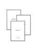 ALUMINIUM MATTE BLACK 30X40 FRAME BUNDLE (S/3)