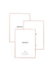 ALUMINIUM COPPER 30X40 FRAME BUNDLE (S/3)