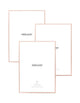 premium aluminium copper A2 frame bundle set of 3
