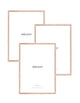 oak wood style bundle set of 3 A2