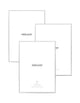 premium aluminium silver frame bundle set of 3 A2
