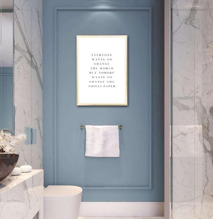 NOBODY WANTS TO CHANGE