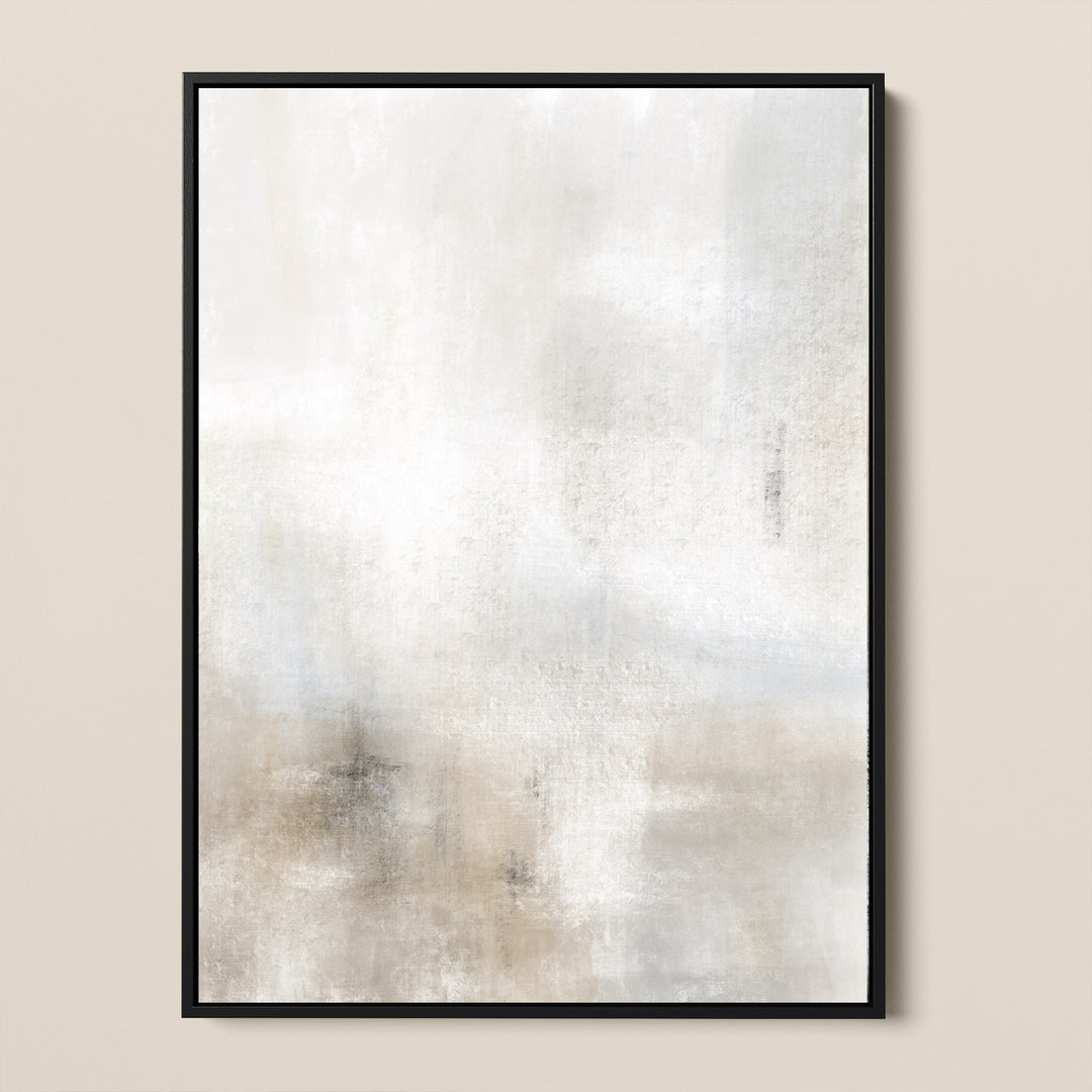 premium framed abstract art canvas neutral grey beige blue nude